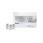 Cytocare 516 is a resorbable implant composed of hyaluronic acid and rejuvenating complex to prevent premature ageing. Cytocare ®516 is designed to be injected into the mid-deep layer of the skin dermis to treat early fine lines and increase tonicity and elasticity. Cytocare® 516 also restores skin hydration and improves radiance. 10 vials x 5ml per pack 16 mg Hyaluronic Acid BENEFITS OF CYTOCARE 516: Correct early fine lines Increase tonicity and elasticity Restore skin hydration Improve radiance Side effects of Cytocare® 516. Some redness, mild swelling and discomfort may occur at the site of injection. Resolution usually occurs with two to three days. Who should not use Cytocare 516. If you are pregnant or lactating then refrain from using Cytocare. Also do not use if allergic to hyaluronic acid. How long does the result last ? In general, treatments need to be repeated every 3 months. The duration depends on the individual’s lifestyle, age and skin type.
